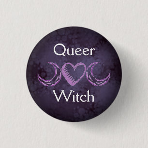 Queer Witch 3 Cm Round Badge