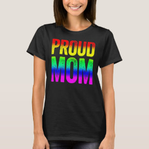 Queer Women  Proud Mum Lesbian Lgbtq Pride Month L T-Shirt