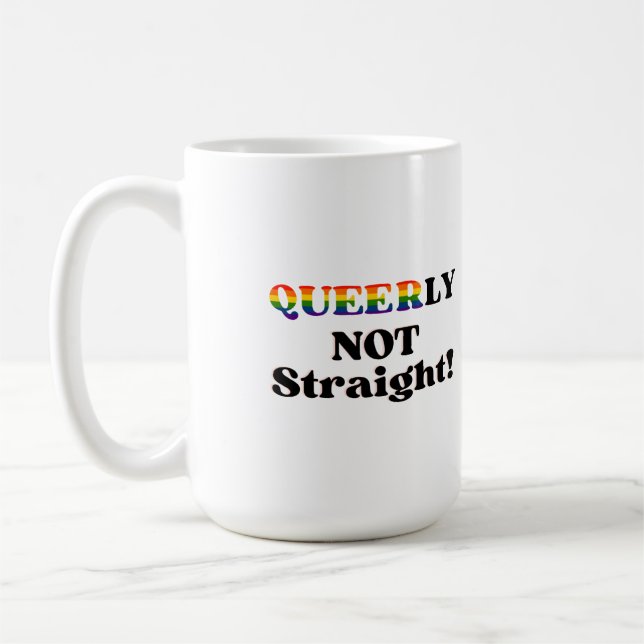 Queerly Not Straight Mug (Left)