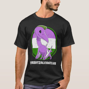 Queertzalcoatlus Genderqueer Quetzalcoatlus Lgbt P T-Shirt