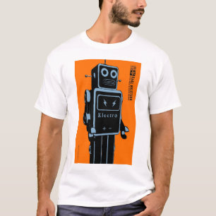 Quelstar Toys ElectroMan Tin Toy Robot T-Shirt
