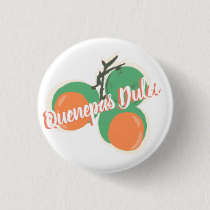 Quenepas Spanish Limes Fruit Hand Drawn          3 Cm Round Badge