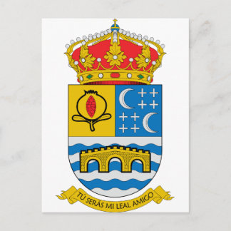 Quentar (Spain) Coat of Arms Postcard