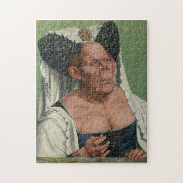 Quentin Massys, The Ugly Duchess, ca 1525 Jigsaw Puzzle (Vertical)