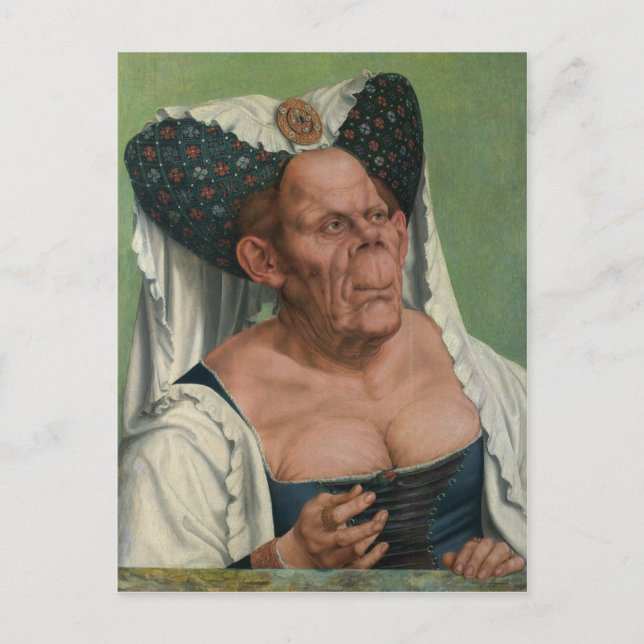 Quentin Massys, The Ugly Duchess, ca 1525 Postcard (Front)