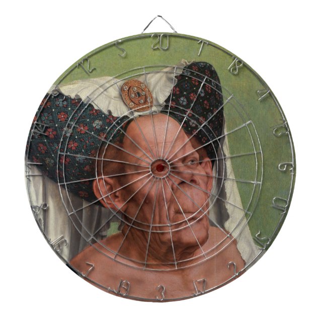 Quentin Matsys - A Grotesque Old Woman Dartboard (Front)
