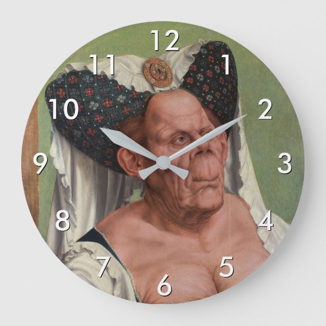 Quentin Matsys - A Grotesque Old Woman Large Clock (Front)