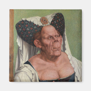 Quentin Matsys - A Grotesque Old Woman Magnet