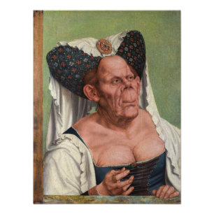 Quentin Matsys - A Grotesque Old Woman Photo Print