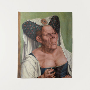 Quentin Matsys - A Grotesque Old Woman Tapestry