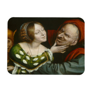 Quentin Matsys - Ill-Matched Lovers Magnet