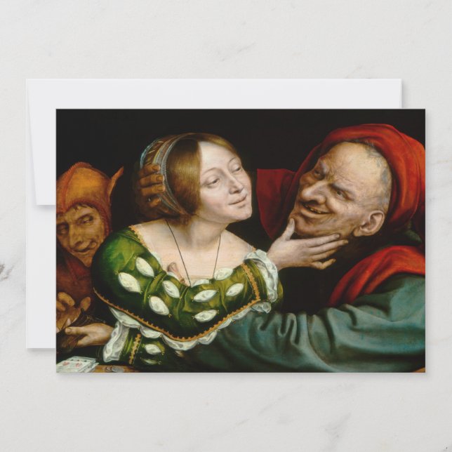 Quentin Matsys - Matched Lovers Invitation (Front)