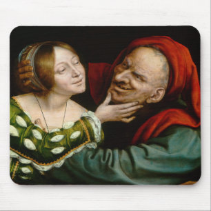 Quentin Matsys - Matched Lovers Mouse Mat