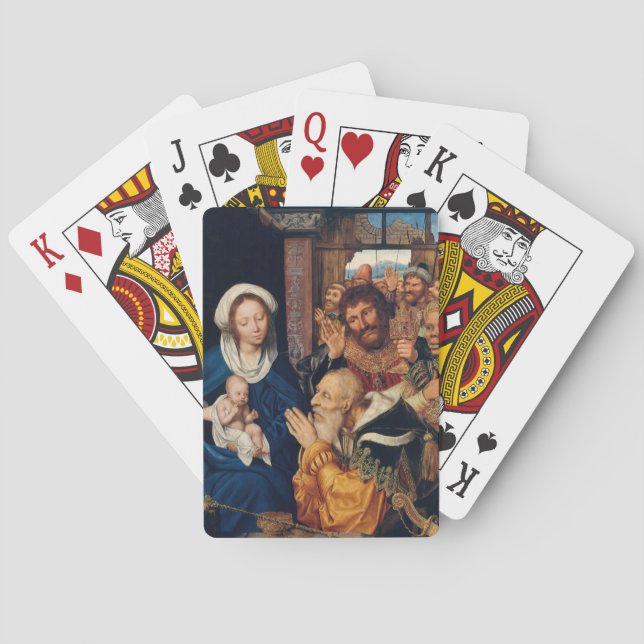 Quentin Matsys - The Adoration of the Magi Playing Cards (Back)