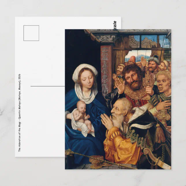 Quentin Matsys - The Adoration of the Magi Postcard | Zazzle