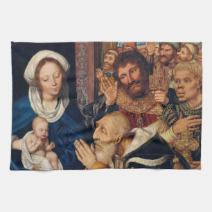 Quentin Matsys - The Adoration of the Magi Tea Towel