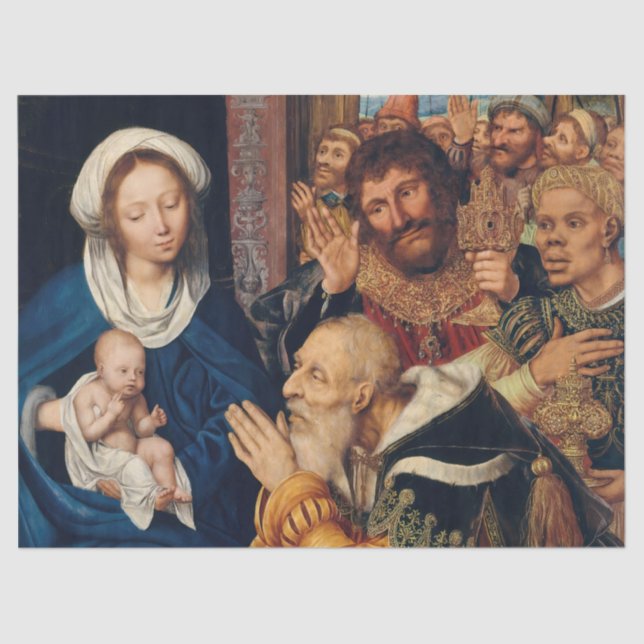 Quentin Matsys - The Adoration of the Magi Tissue Paper (Front)