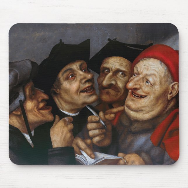 Quentin Matsys - The Purchase Agreement Mouse Mat (Front)