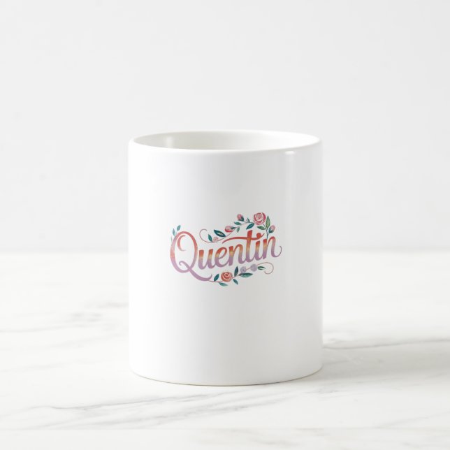 quentin name coffee mug (Center)
