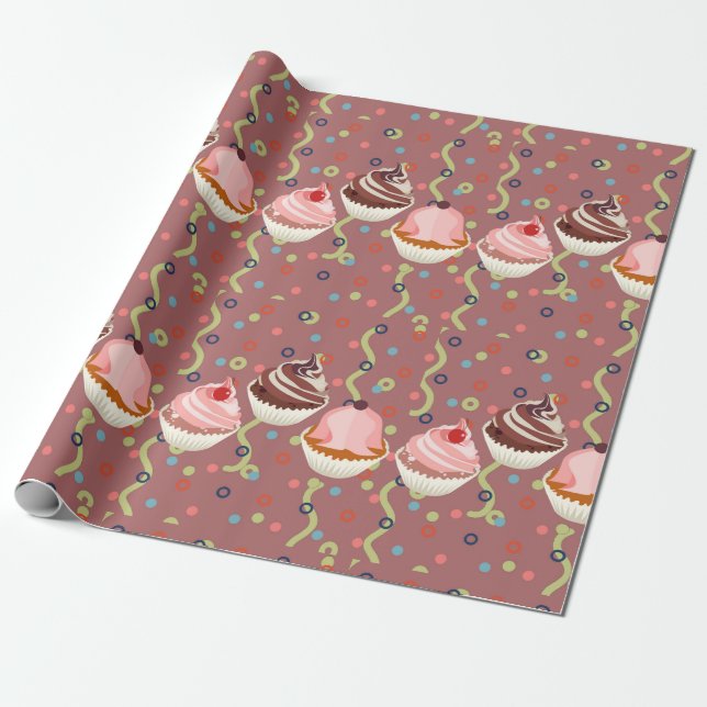 quequitos, chocolates  wrapping paper (Unrolled)