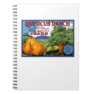 Quercus Ranch Pears Notebook