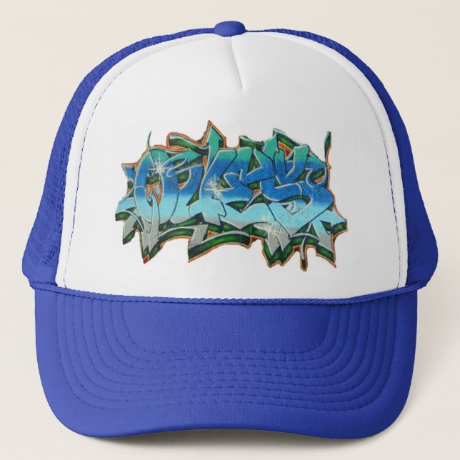QUES GRAFFITI 2 TRUCKER HAT (Front)