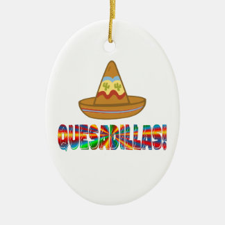 Quesadilla Love Ceramic Tree Decoration
