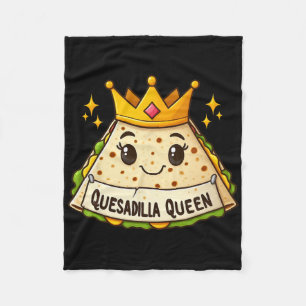Quesadilla Queen Cinco De Mayo Kids Girls Women Fleece Blanket
