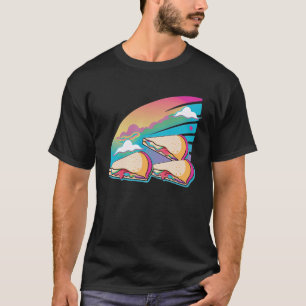 Quesadillas Vaporwave Retrowave Aesthetic T-Shirt