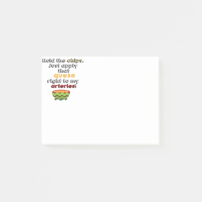 Queso Lover  Post-it Notes (Front)