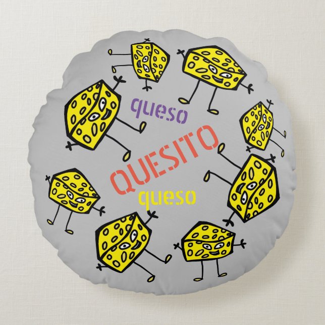 queso round cushion (Front)