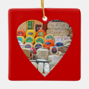 Queso y Nueces Ceramic Ornament