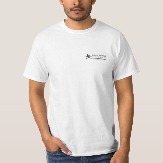 Quest for Blackbeard - Images of Blackbeard T-Shirt (Front)