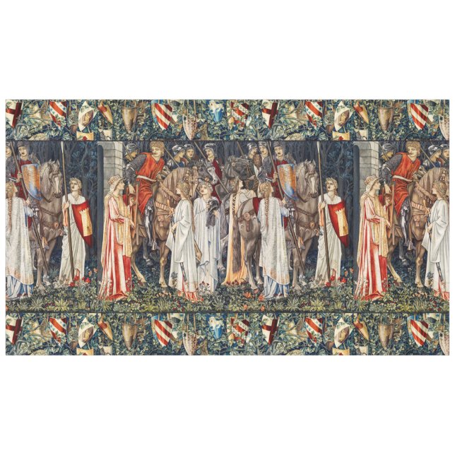Quest for Holy Grail, Arming,Departure of Knights  Tablecloth (Front (Horizontal))