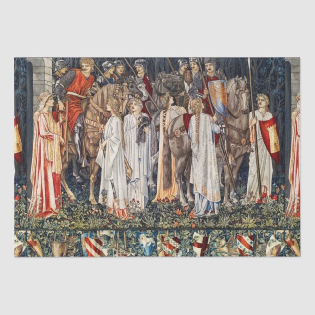 Quest for Holy Grail, Arming,Departure of Knights Tissue Paper (Front)