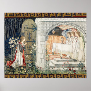 Quest for Holy Grail,Vision of Angels to Perceval Poster