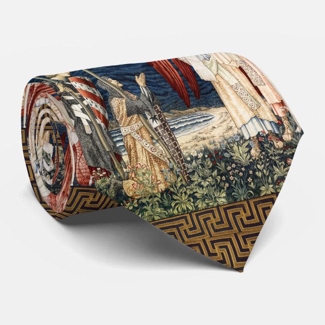 Quest for Holy Grail,Vision of Angels to Perceval Tie (Rolled)