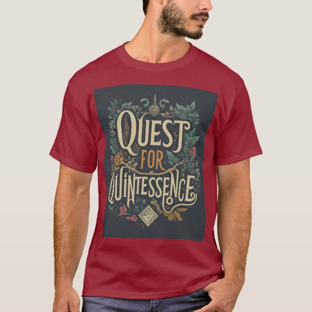 "Quest for Quintessence"  T-Shirt (Front)