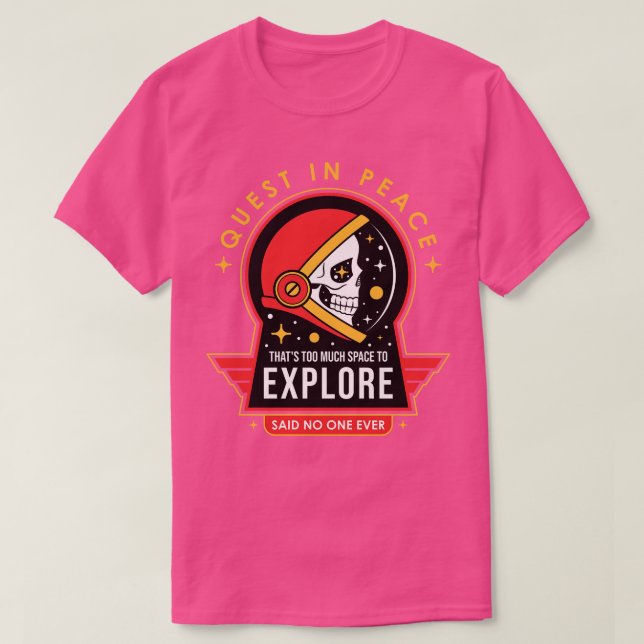 Quest In Peace T-Shirt (Design Front)