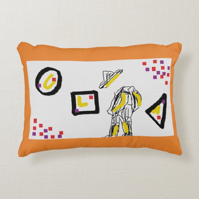 Quest of the unknown funky pillow (Front)