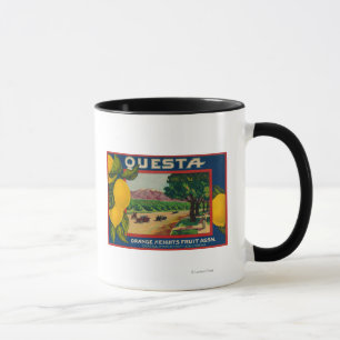 Questa Lemon LabelCorona, CA Mug