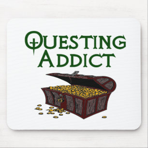 Questing Addict Mouse Mat