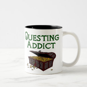 Questing Addict Two-Tone Coffee Mug