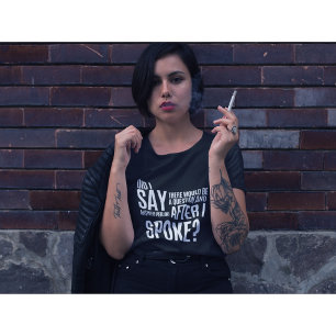 Question and Answer Period After I Spoke T-Shirt