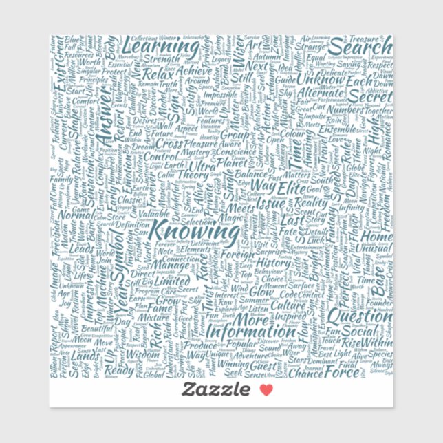 Question Apprendre Nuage MotssTexte Motif Message (Sheet)