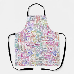 Question Apprendre Nuage MotssTexte Motif Message Apron