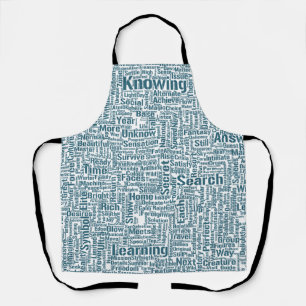 Question Apprendre Nuage MotssTexte Motif Message Apron