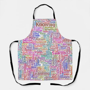 Question Apprendre Nuage MotssTexte Motif Message Apron