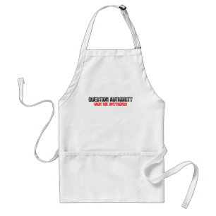 Question Authority Standard Apron
