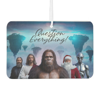 Question Everything Car Air Freshener